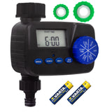 GreenBlue elektronisk bevattningskontroll, programmerare, strömförsörjning 2x1,5V AA, GB390 + 2x Varta Industrial alkaliskt AA-batteri