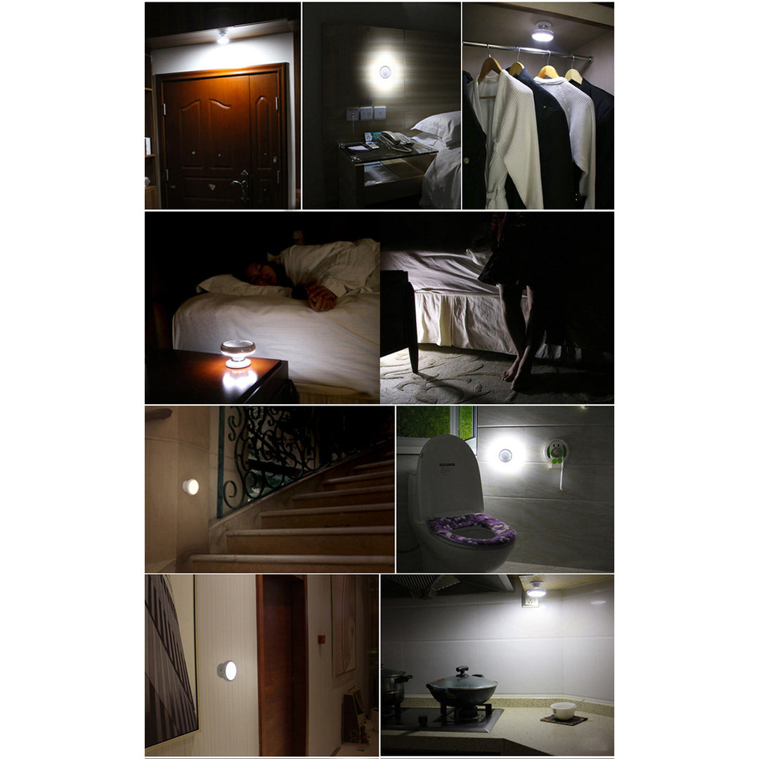 LED-lampa med Maclean rörelsesensor, magnet, bakgrundsbelysning, ljuslägen: kontinuerlig, PIR-sensor, 3xAA, MCE223 + 3 x Varta Industrial-batterier
