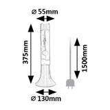 Rabalux LED-lavalampa, 25W, 3000 K, orange, Poppilol