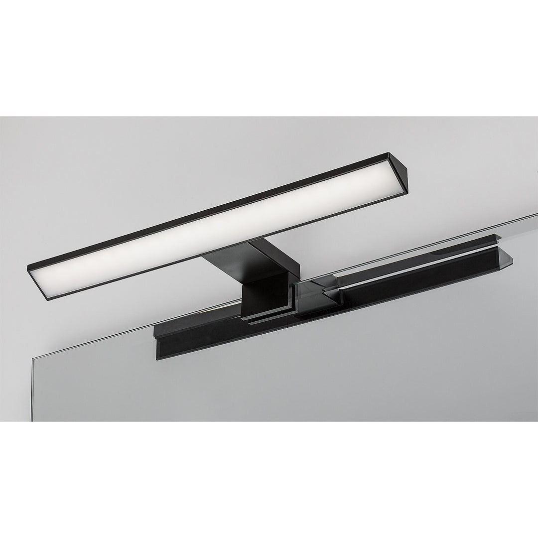 Rabalux badrumslampa, effekt 6W, naturvit 4000K, IP44. svart, Loric
