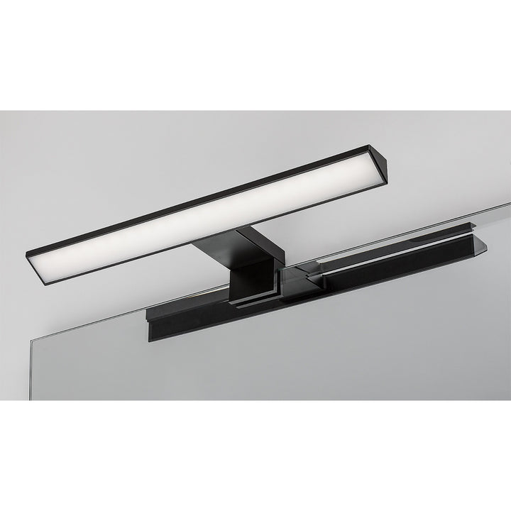 Rabalux badrumslampa, effekt 6W, naturvit 4000K, IP44. svart, Loric