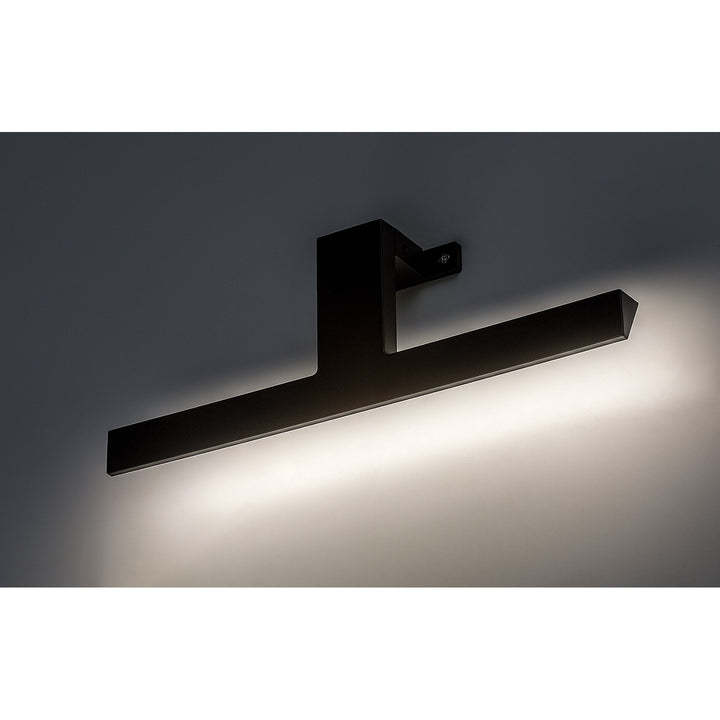 Rabalux badrumslampa, effekt 6W, naturvit 4000K, IP44. svart, Loric