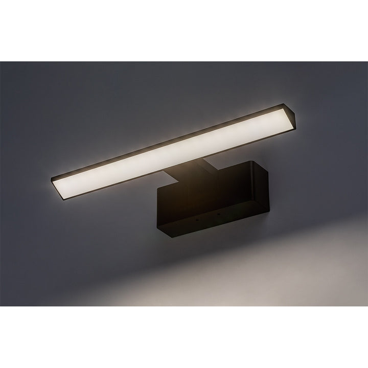Rabalux badrumslampa, effekt 6W, naturvit 4000K, IP44. svart, Loric