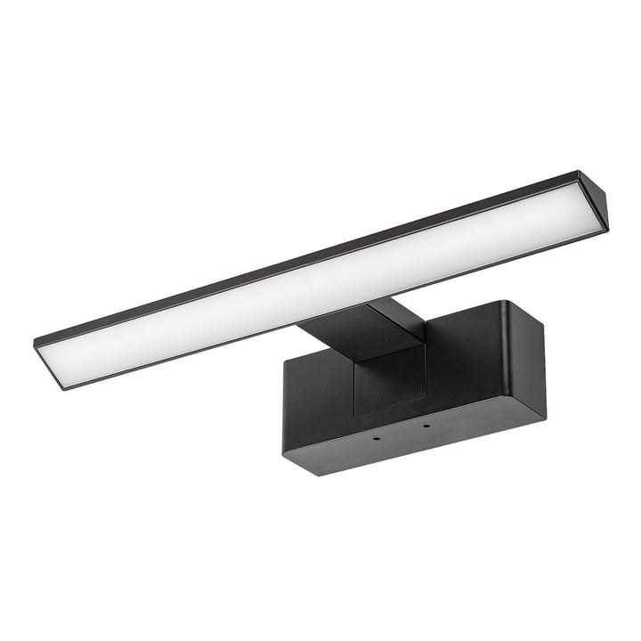 Rabalux badrumslampa, effekt 6W, naturvit 4000K, IP44. svart, Loric
