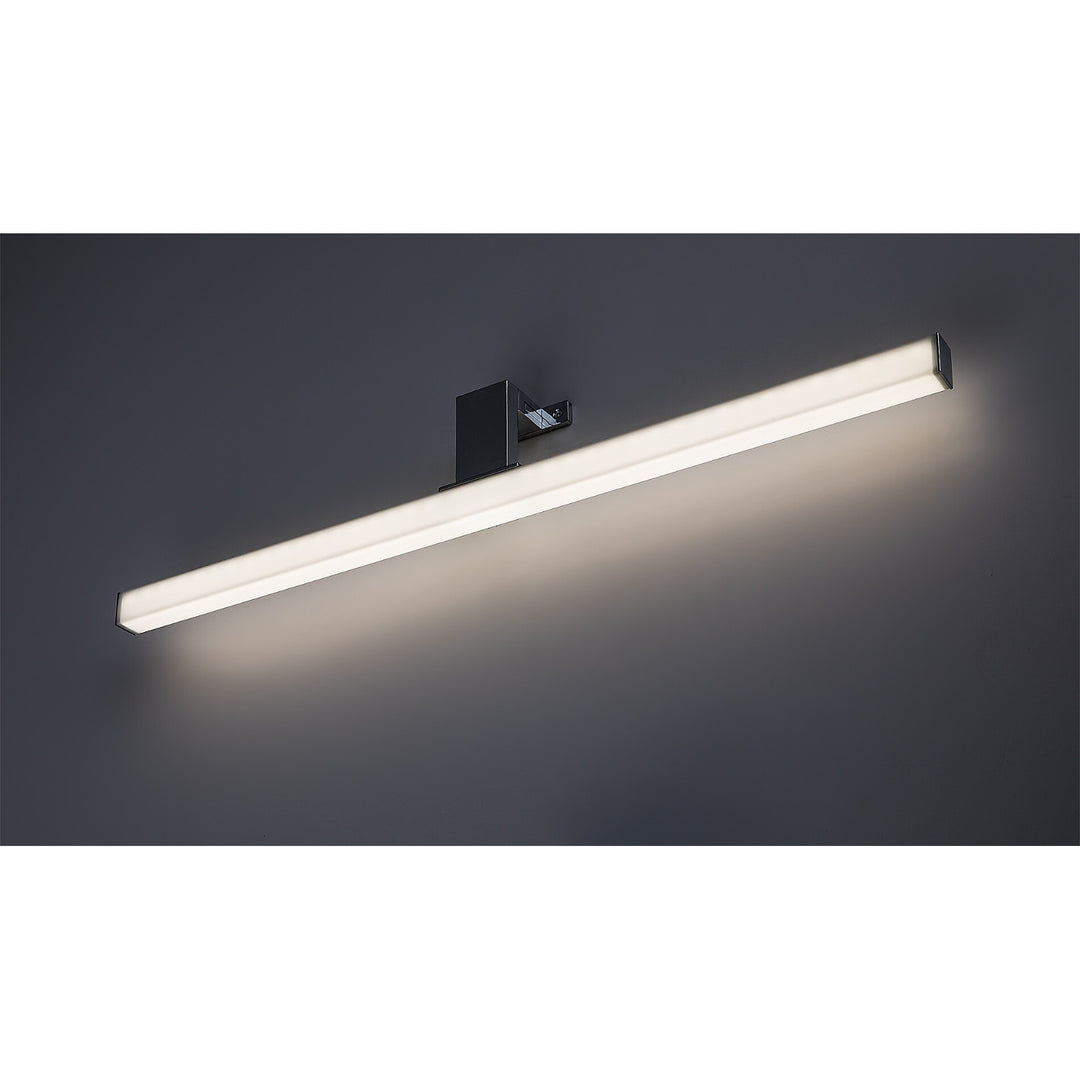 Badrumslampa från Rabalux, effekt 9 W, naturvit 4000 K, IP44. Krom, Oliro