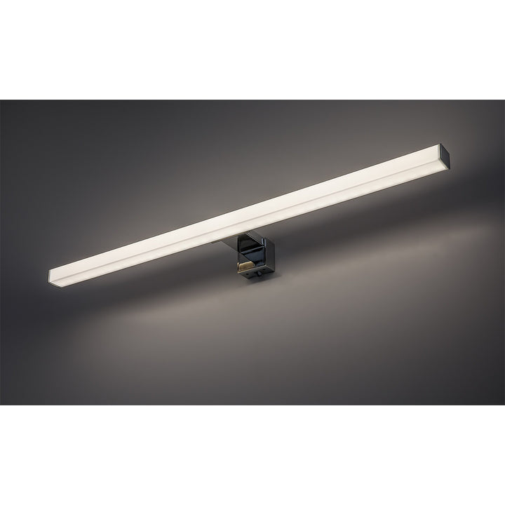 Badrumslampa från Rabalux, effekt 9 W, naturvit 4000 K, IP44. Krom, Oliro