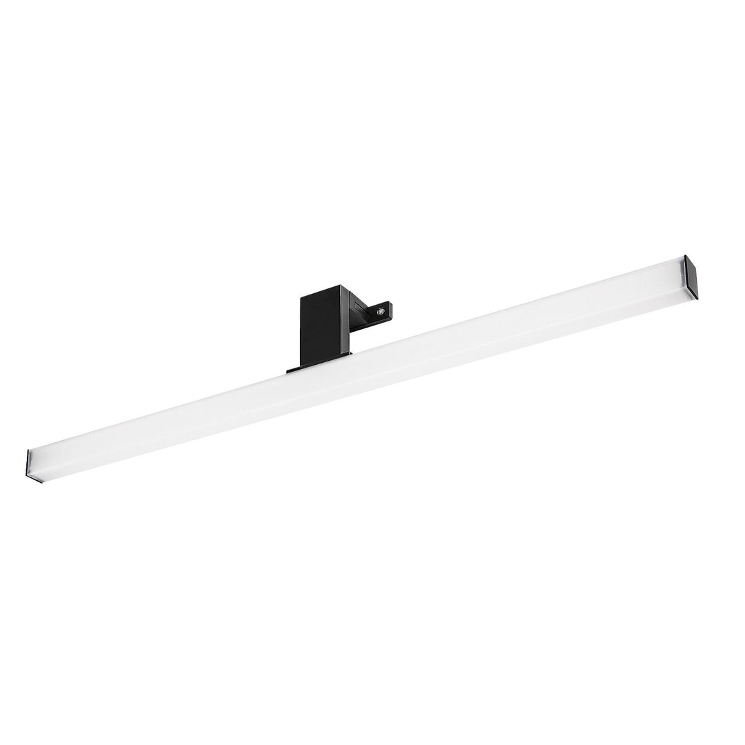 Rabalux badrumslampa, effekt 9W, naturvit 4000K, IP44. svart, Oliro