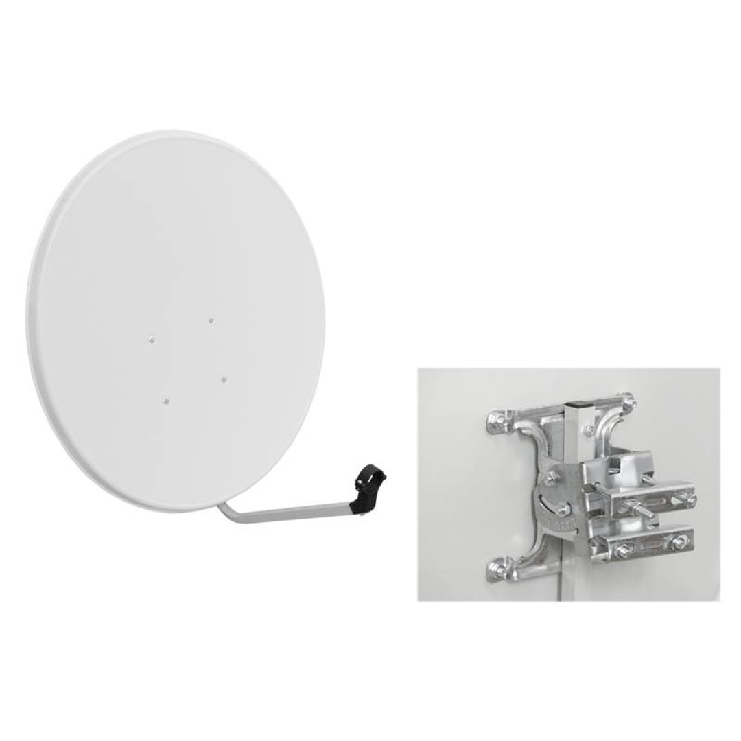 LTC-parabolantenn, 90 cm, ljusgrå, hög motståndskraft mot mekaniska påfrestningar, LXSAT952