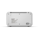 Blaupunkt Portable Radio, DAB+ digitalradio och FM-tuner, Bluetooth, hörlursutgång, 2,4 tums färgdisplay, klock- och alarmfunktion, batteridriven och uppladdningsbar via USB-C, DR8WH