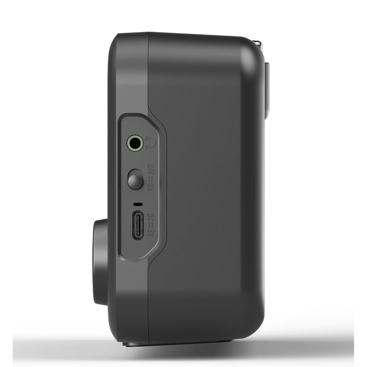 Blaupunkt Portable Radio, DAB+ digitalradio och FM-tuner, Bluetooth, hörlursutgång, 2,4 tums färgdisplay, klock- och alarmfunktion, batteridriven och uppladdningsbar via USB-C, DR8BK