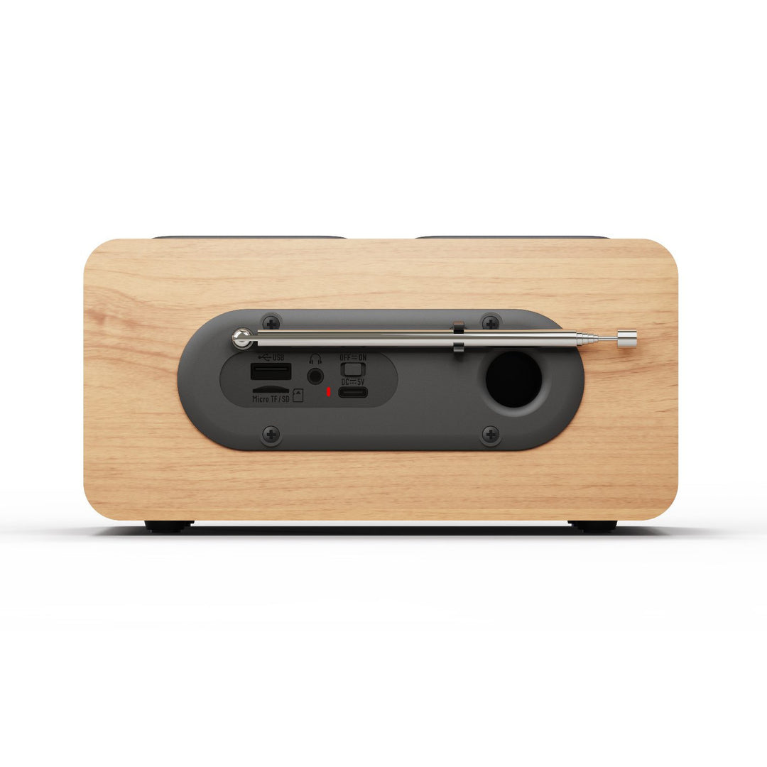 Blaupunkt Portable Radio, DAB+ digitalradio och FM-tuner, Bluetooth, hörlursutgång, USB- och microSD-spelare, LCD-display, klock- och alarmfunktion, drivs av uppladdningsbart USB-C-batteri, DR10CR