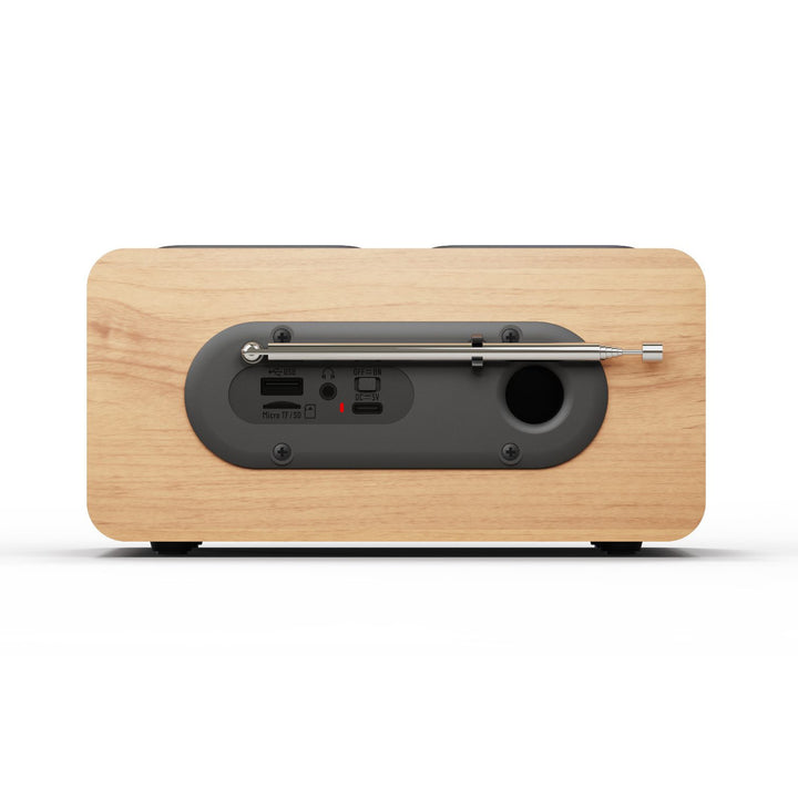 Blaupunkt Portable Radio, DAB+ digitalradio och FM-tuner, Bluetooth, hörlursutgång, USB- och microSD-spelare, LCD-display, klock- och alarmfunktion, drivs av uppladdningsbart USB-C-batteri, DR10CR