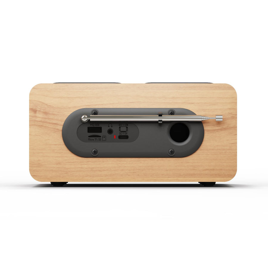 Blaupunkt Portable Radio, DAB+ digitalradio och FM-tuner, Bluetooth, hörlursutgång, USB- och microSD-spelare, LCD-display, klock- och alarmfunktion, drivs av uppladdningsbart USB-C-batteri, DR10CR