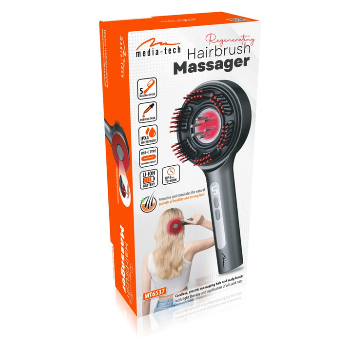 REGENERATING HAIRBRUSH MASSAGER Massageborste för hår och hårbotten MT6537
