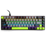 Mekaniskt tangentbord 60% RED CORE MX60 MT1260, tangentbelysning, Mediatech