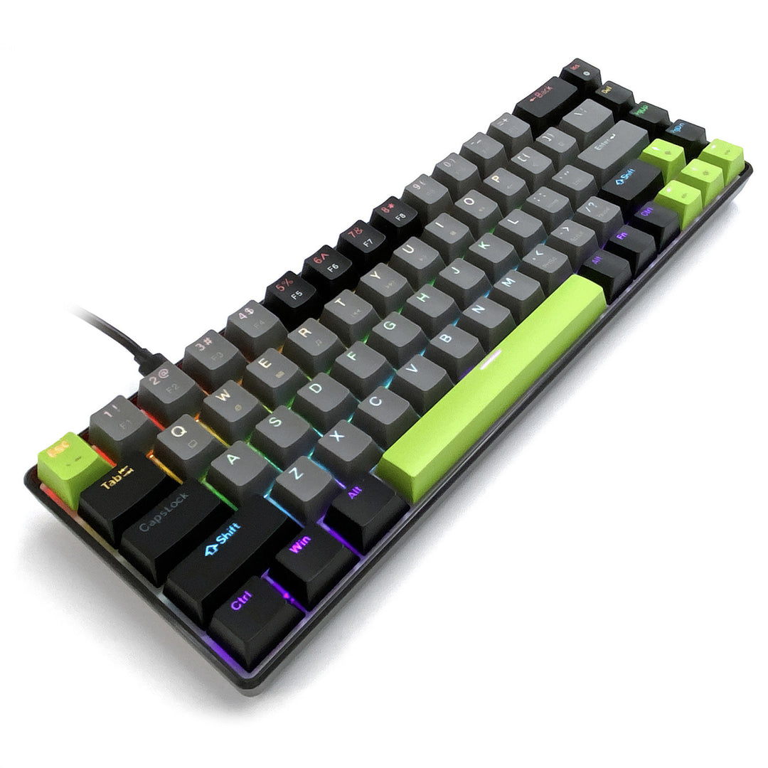 Mekaniskt tangentbord 60% RED CORE MX60 MT1260, tangentbelysning, Mediatech