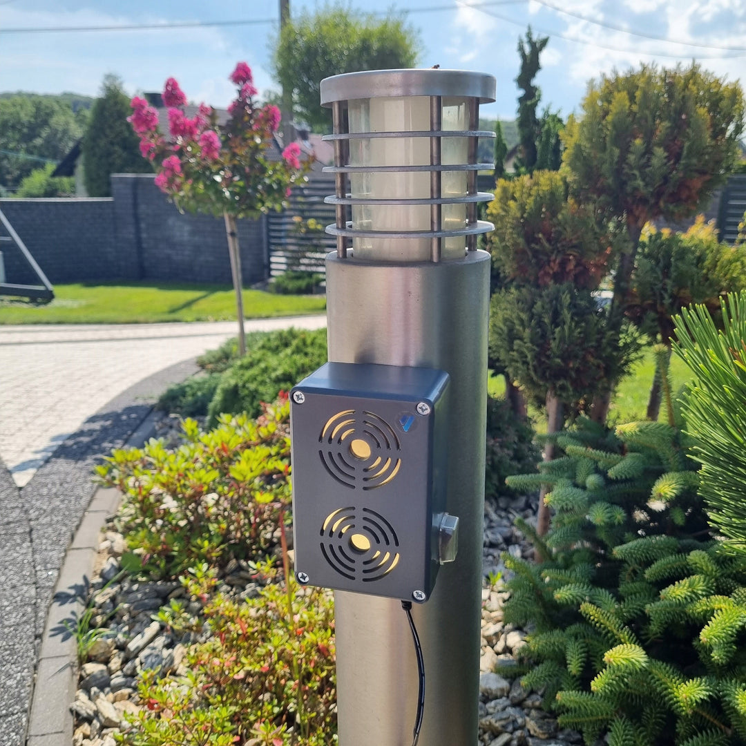 Gnagaravvisare, mård, råtta, musavvisare Viano, energibesparande ultraljudsgenerator, IP65, Waterpro