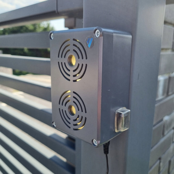 Gnagaravvisare, mård, råtta, musavvisare Viano, energibesparande ultraljudsgenerator, IP65, Waterpro