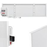 Cronos infravärmare, 330W, vit, allergivänlig, ultratunn, matt yta, värmer en yta upp till 12m2, Synthelith PRO CRP-330TWP Vit