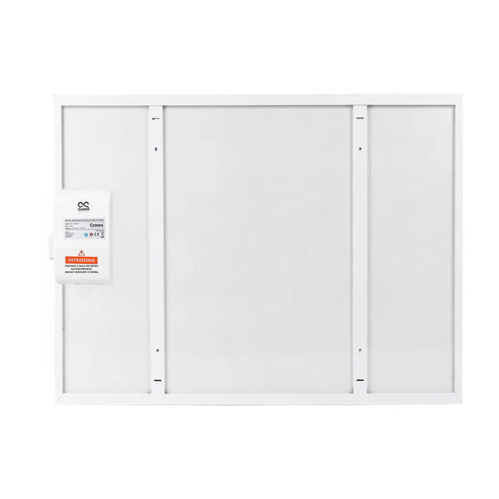 Cronos infravärmare, 500W, vit, allergivänlig, ultratunn, matt yta, värmer upp till 14m2, Synthelith PRO CRP-500TWP Vit