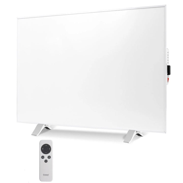 Cronos infravärmare, 500W, vit, allergivänlig, ultratunn, matt yta, värmer upp till 14m2, Synthelith PRO CRP-500TWP Vit
