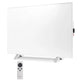 Cronos infravärmare, 500W, vit, allergivänlig, ultratunn, matt yta, värmer upp till 14m2, Synthelith PRO CRP-500TWP Vit