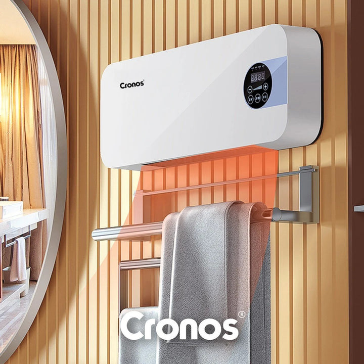 Cronos fläktluftridå, 1500W, låg strömförbrukning, bred utblåsningsvinkel, fjärrkontroll, HFH-201