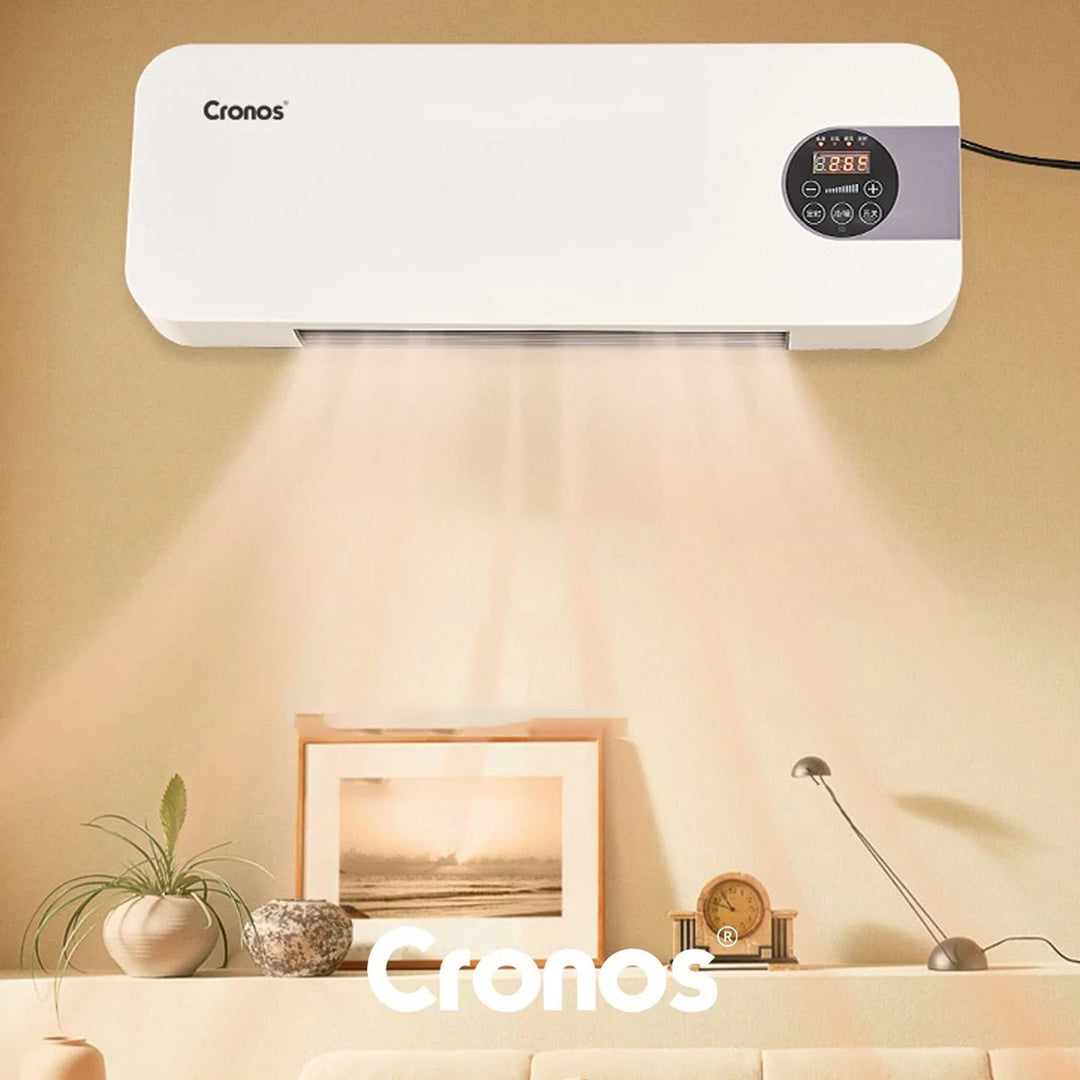 Cronos fläktluftridå, 1500W, låg strömförbrukning, bred utblåsningsvinkel, fjärrkontroll, HFH-201