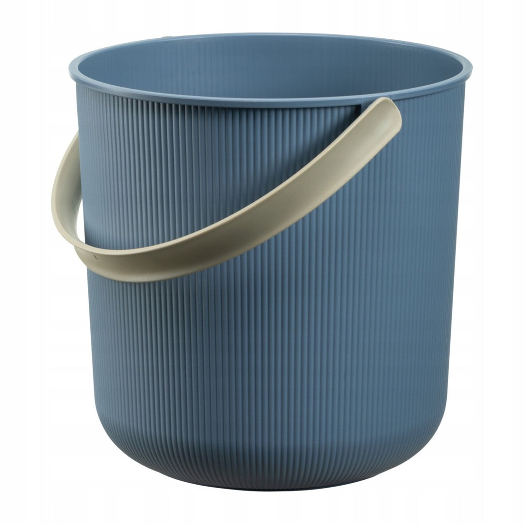 Akita Plast Team hink med handtag, färg blå, kapacitet 10L, diameter 24cm, återvunnet material, 60810805