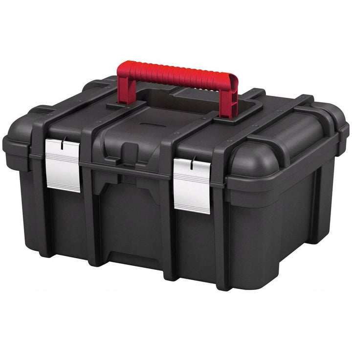 Verktygslåda Keter, metallspärrar, ergonomiskt handtag, Wide Tool Box 16''