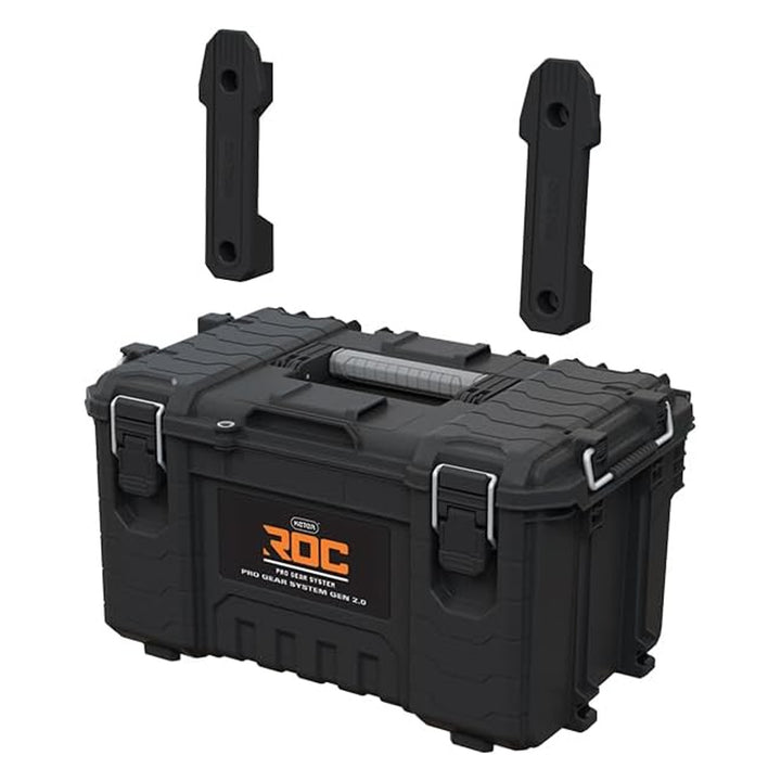 Verktygslåda Keter ROC Pro Gear 2.0, bärförmåga 54 kg, med Pro Mount-fästen, medföljande förvaringssystem, kan hängas på väggen, 256984
