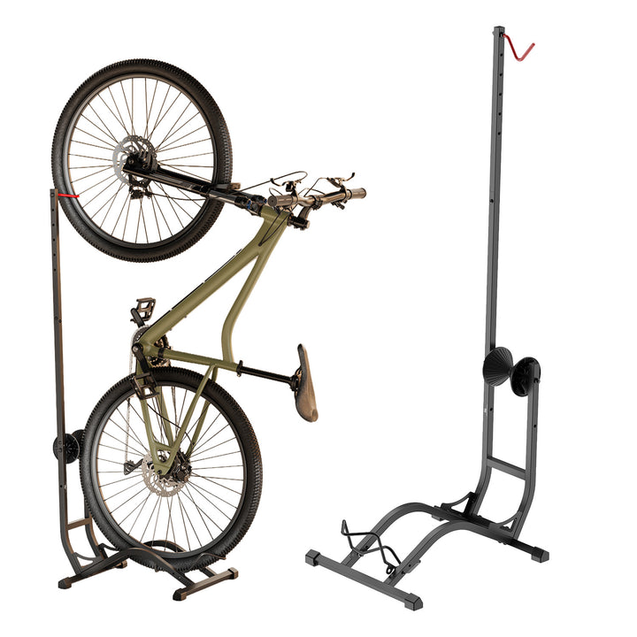 Maclean cykelställ, fristående, horisontellt/vertikalt, för förvaring, stål, max. belastning 35 kg, MC-170
