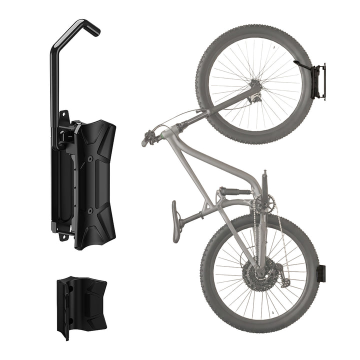 Maclean cykelhållare/vägghängare, max. belastning 35 kg, justerbar lutningsvinkel, stål, MC-171