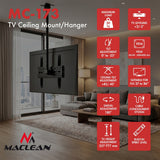 Takfäste/takhängare för TV från Maclean, max. belastning 50 kg, 37–86", max. VESA 600x400, MC-173