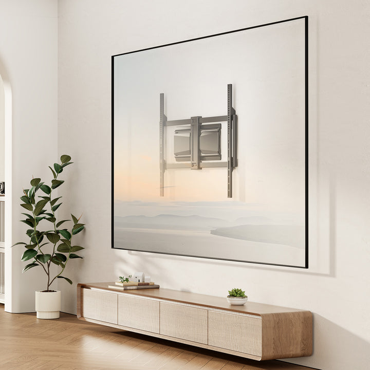 TV-fäste/hängare Maclean, max. VESA 600x400, 37–90", max. belastning 65 kg, svart, MC-881 N