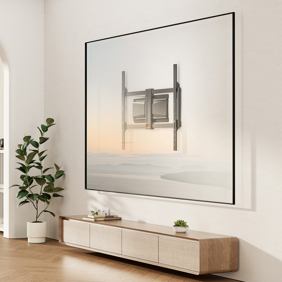 TV-fäste/hängare Maclean, max. VESA 600x400, 37–90", max. belastning 65 kg, svart, MC-881 N