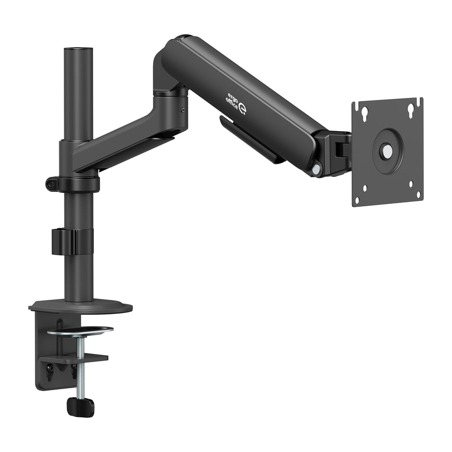 Ergo Office-fäste/hängare för bildskärm, gasfjäder, 17–32 tum, 1–10 kg, matt svart, max. VESA 100x100, ER-691 B