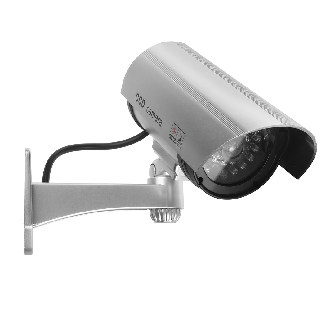 Dummy-kamera med blinkande LED IR1100 S IR extern + 2x Varta Industrial AA-batterier