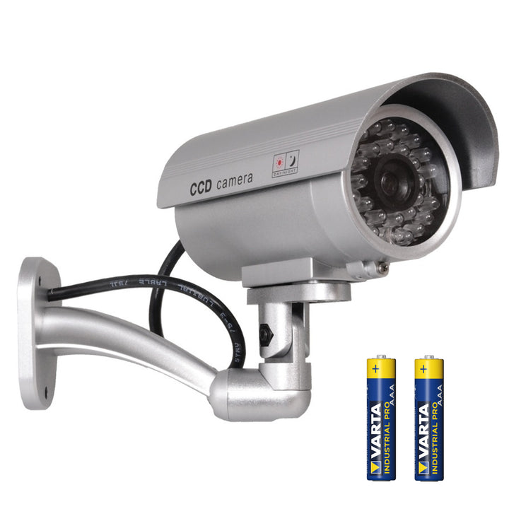IR9000 S IR LED silver + 2x AAA-batterier Varta Industrial
