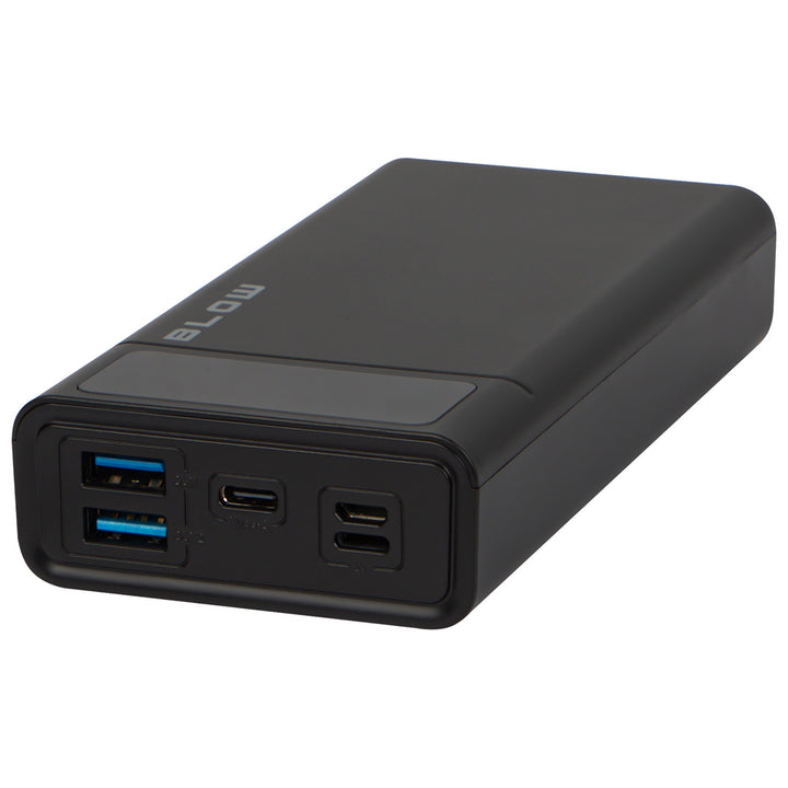 Powerbank 20 000 mAh PB20E QC+PD 20 W + Lightning, svart, Blow
