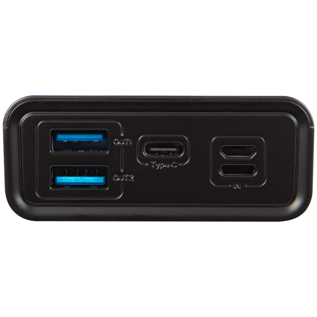 Powerbank 20 000 mAh PB20E QC+PD 20 W + Lightning, svart, Blow