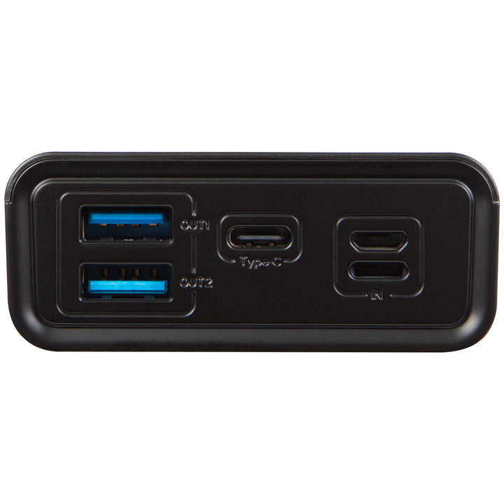 Powerbank 20 000 mAh PB20E QC+PD 20 W + Lightning, svart, Blow