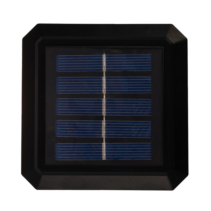 GreenBlue solcellsdriven LED-stolplampa, 100x100 mm, kuplock, 3200 K, GB128 WW
