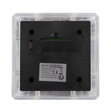 GreenBlue solcellsdriven LED-stolplampa, 100x100 mm, kuplock, 3200 K, GB128 WW