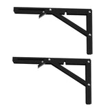 Fällbar fäste för vägghylla Maclean, min. 250 mm, max. 500 mm, max. 50 kg, 2 st., MC-194