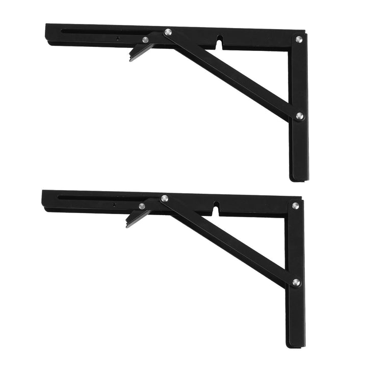 Fällbart fäste för vägghylla Maclean, min. 300 mm, max. 600 mm, max. 50 kg, 2 st., MC-195