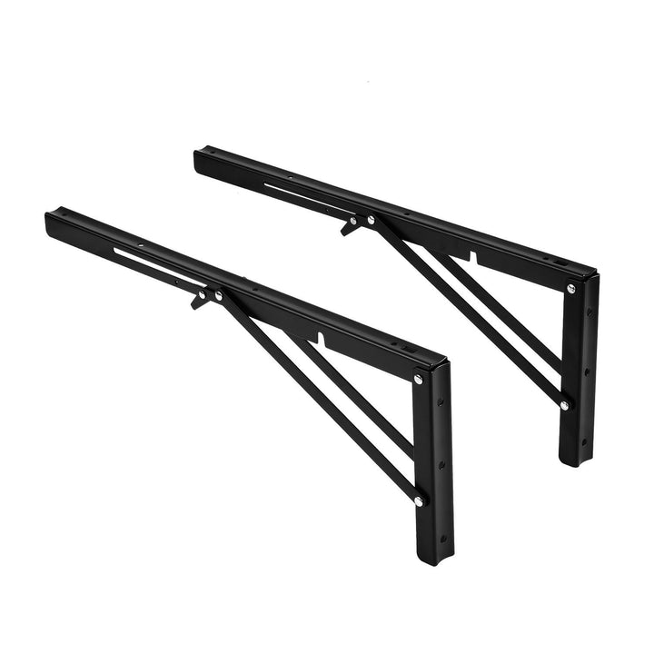 Fällbart fäste för vägghylla Maclean, min. 350 mm, max. 700 mm, max. 50 kg, 2 st., MC-196