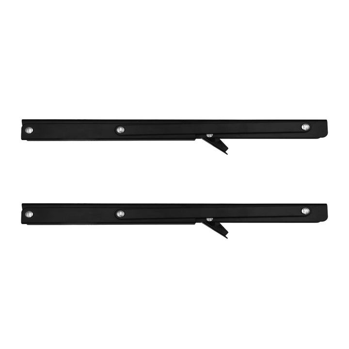 Fällbart fäste för vägghylla Maclean, min. 350 mm, max. 700 mm, max. 50 kg, 2 st., MC-196