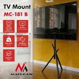 TV-fäste/golvstativ för Maclean, 27–55 tum, max. VESA 200x200, max. 60 kg, MC-181 B