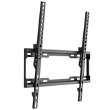 TV-fäste/hängare Maclean, max VESA 400x400, 32–75 tum, upp till 45 kg, svart, lutningsjustering 0°–-8°, MC-187